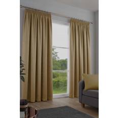 Ochre Yellow Galaxy Room Darkening Curtains