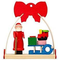 Graupner Collectibles Santa & Sled Wood Arch Figurine