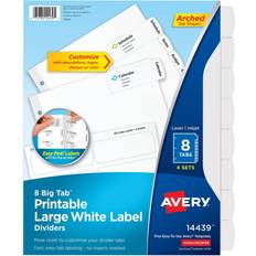 Avery Printable Large Label Dividers 4-pack