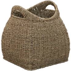 Iron Boxes & Baskets Household Essentials Seagrass Natural Basket 11.5"