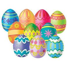 Beistle Cardboard Standup Multicolor Easter Decoration 16.2cm 6pcs