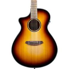 Breedlove Discovery S Concert Cedar CE LH Edgeburst guitare électro-acoustique pour gaucher