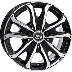 Bilfelger MSW 48 Van Black Polished Wheel 6.5 x 16