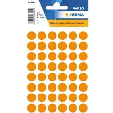 Orange Label Herma Multi-purpose Labels Ø13mm 240 pcs