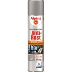 Alpina Sprühmetallschutz-Lack Anti Rost Metallfarbe Grau