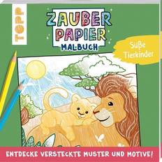 Zauberpapier Malbuch Süße Tierkinder