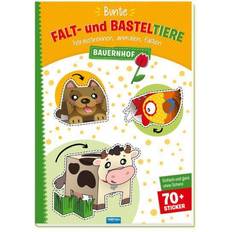 Günstig Bastelkisten Trötsch Bastelbuch Bunte Falt- und Basteltiere Bauernhof