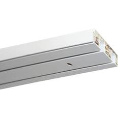 Gardiner & Tilbehør Gardinia GE2 Curtain Rail with Panel Mounting 120 cm 2-Track Plastic