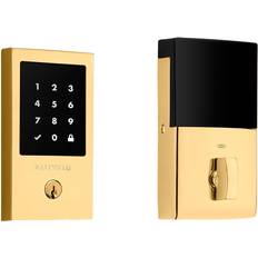 Security Baldwin 8225.ZW Touchscreen Minneapolis Z-Wave Deadbolt Unlacquered Deadbolt Keyless Unlacquered