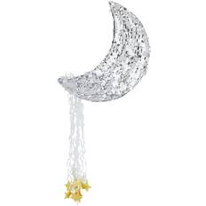 Juvale Pull String Moon Pinata 17x11x3 in