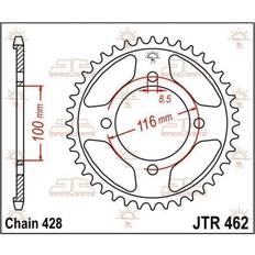 JT Ritzel jtr462.50 50T Stahl hinten Ritzel