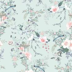 Wallpapers Muriva Lipsy Ophelia Wallpaper Ophelia Duck Egg