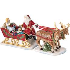 Multikleur Kaarsenhouders Villeroy & Boch Christmas Toys Kerstman Met Rendieren En Slee