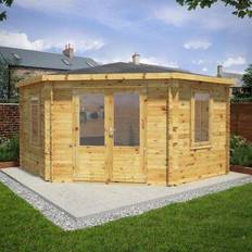 Mercia 4m 4m 34mm Wall Double Glazed Corner