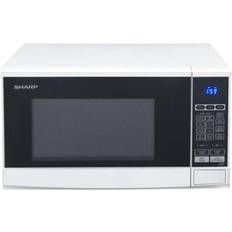 Sharp Fritstående Mikrobølgeovne Sharp R270W, Over komfuret, Solo mikroovn Hvid
