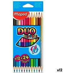 Lápices de cera Maped Buntstifte Duo Color' Peps Bunt 12 Stücke Zweifachem Ende 12 Stück