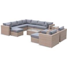 Mobilier de Jardin et d'Extérieur Ready assembled 14-seater deluxe Outdoor Lounge Set