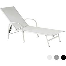 White Sun Beds Garden & Outdoor Furniture Harbour Housewares 4-Position Sussex Garden Sun