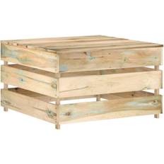 Green Garden Table vidaXL Garden Pallet Impregnated