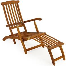 Legno Lettini solari Casa Sdraio Da Giardino Queen Mary Legno Acacia 120x54x95 cm
