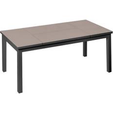 Beige Tables de Salle à Manger d'Extérieur BigBuy Home Table de Salle À Manger Agnes 120 x 60 x 48.5 cm Aluminium