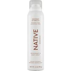 Native Deodorant and Body Spray Coconut & Vanilla Aluminum-Free