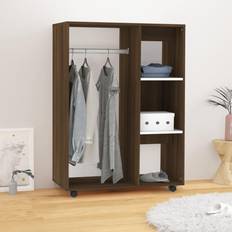 vidaXL brown oak Closet Wardrobe