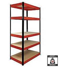 Red Shelving Systems Garage Racking Unit Shelving System