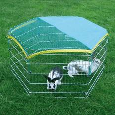 Kerbl Small Animal Enclosure Hexagonal Chrome Pet House