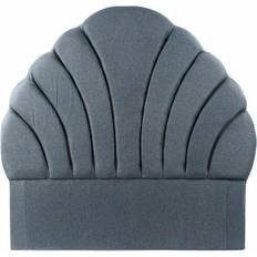 Dkd Home Decor Blue Polyester MDF Headboard