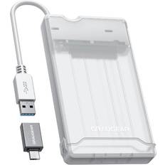 Externe Lagergestelle Graugear externes Festpl.Gehäuse 2,5"HDD/SSD USB 3.2 Alu, Festplattengehäuse