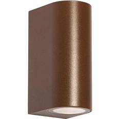 QAZQA Lighting QAZQA Buiten wandlamp roestbruin kunststof Wall light