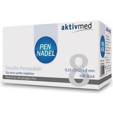 Stiftzubehör Aktivmed Pennadeln 100 Stück, 8mm