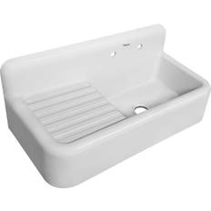 White Kitchen Sinks WHQD4220 Heritage 41-3/8" Farmhouse