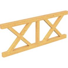 Planken & Balken Skanholz SKAN HOLZ Brüstung Andreaskreuz 220 x 84 cm, Douglasie, natur