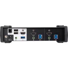 Aten usb switch 3.0 Aten 2-Port USB 3.0 4K HDMI KVMP Switch CS1822