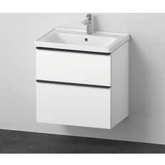 Wit Badmeubels voor dubbele wastafels Duravit D-Neo Badkamermeubelset 65 x 48 x 62.5 cm