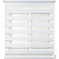 Cortinas Estor Enrollable Clip&Fix Noche & Dia Blanco 120 x 180 cm 120x180cm