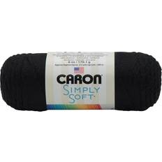 Caron Black Simply Soft Solids Yarn Multipack of 12 12 Pack