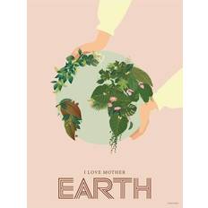 FSC (The Forest Stewardship Council) Plakater Vissevasse I Love Mother Earth Plakat