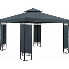 Pavillon Havetelt 3 x 3 m Metal Vandafvisende Luksus