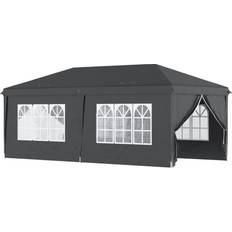 OutSunny Pop Up Gazebo with Sides and Windows