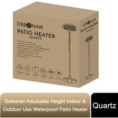 Patio Heater on sale Debonair Adustable Height & Use Waterproof Patio Heater Quartz Debonair