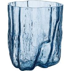 Kosta Boda Vaser Kosta Boda Crackle Blue Vase 27cm