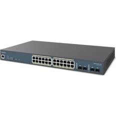Switch 24 port EnGenius FIT Switch 24-port GbE PoE 185W 4xSFP