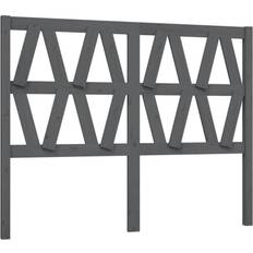 VidaXL Sengerammer vidaXL grey, 126 Pine Bed Headboard Honey Sängram