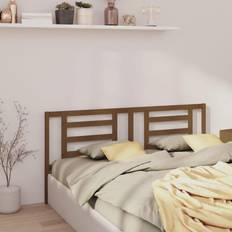 Beds & Mattresses vidaXL honey brown, 156 Pine Bed Headboard