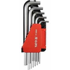 YATO Open-ended Spanners YATO Garderobe + Kleiderhaken, HEX KEY SET 12PCS Gabelschlüssel