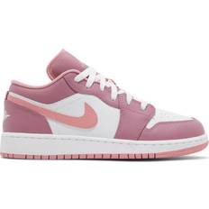 Autumn Trainers NIKE Air Jordan 1 Low GS - Desert Berry/Coral Chalk/White