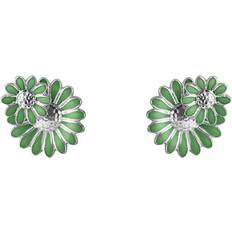 Georg jensen ørestikker daisy Georg Jensen Daisy Earrings - Silver/Green